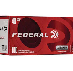 Federal Champion Ammunition 40 S&W 180 Grain Full Metal Jacket Aluminum Case