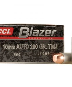 CCI Ammunition Blazer FMJ 200 Grain Aluminum 10mm 50Rds