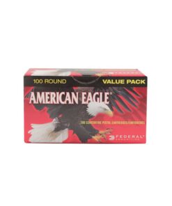 Federal American Eagle 115 Grain FMJ Brass 9mm 100Rds