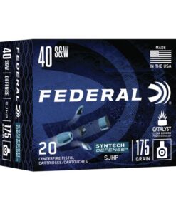 Federal Syntech Defense Brass .40 SW 175 Grain 20-Rounds SJHP