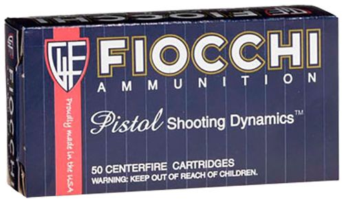 Fiocchi Shooting Dynamics FMJ 124 Grain Brass 9mm 50Rds