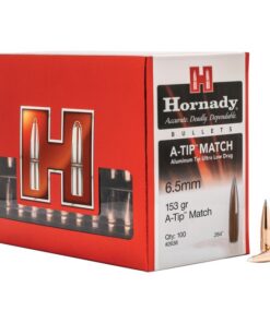 Hornady A-Tip Match Copper 6.5mm 153-Grain 100-Rounds BT Bullets Only