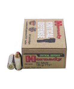 Hornady Critical Defense .40S&W 165GR FTX 20rds