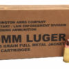 9mm 9x19 Ammo 115gr FMJ Remington Military LE Training (B9MM3) 500 Round Case