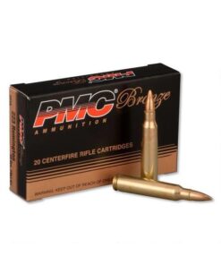 PMC Ammunition Bronze Full Metal Jacket Boat Tail 55 Grain Brass .223 Rem 20Rds