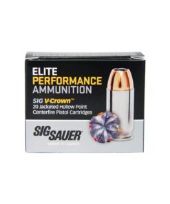 Sig Sauer Elite Performance 9MM 124GR V-Crown JHP 20Rds