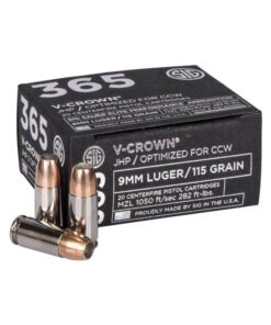 Sig Sauer 365 Elite V-Crown 9mm JHP 115 Gr