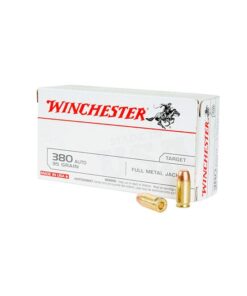 Winchester Ammunition .380ACP 95GR FMJ 50rds