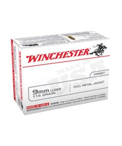 Winchester Ammunition 9mm 115GR FMJ 100rds