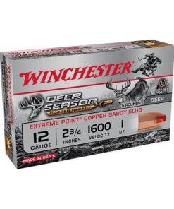 Winchester Deer Season XP Copper Slugs 12 Gauge 5 RDs 2.75" Chamber