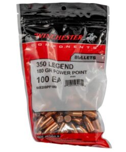 Winchester Components .350 Legend .355 Diameter 180 Grain 100 RDs Power-Point Projectile