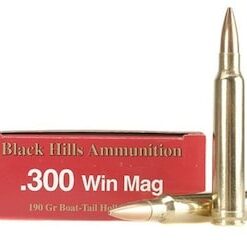 Black Hills Ammunition 300 Winchester Magnum 190 Grain Match Hollow Point Boat Tail Box of 20 good sale