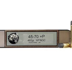 Grizzly Ammunition 45-70 Government +P 460 Grain Cast Performance Lead Wide Flat Nose Gas Check Box of 20 good sale