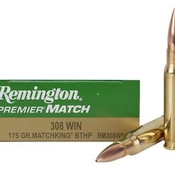Remington Premier Match Ammunition 308 Winchester 175 Grain Sierra MatchKing Hollow Point Box of 20 good sale