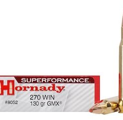 Hornady Superformance GMX Ammunition 270 Winchester 130 Grain GMX Boat Tail Lead-Free Box of 20 good sale