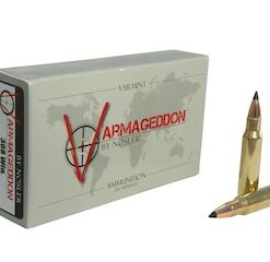 Nosler Varmageddon Ammunition 308 Winchester 110 Grain Polymer Tip Flat Base Box of 20 good sale