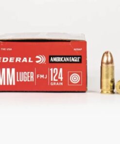 9mm – 124 gr FMJ – Federal American Eagle (AE9AP) – 1000 Rounds